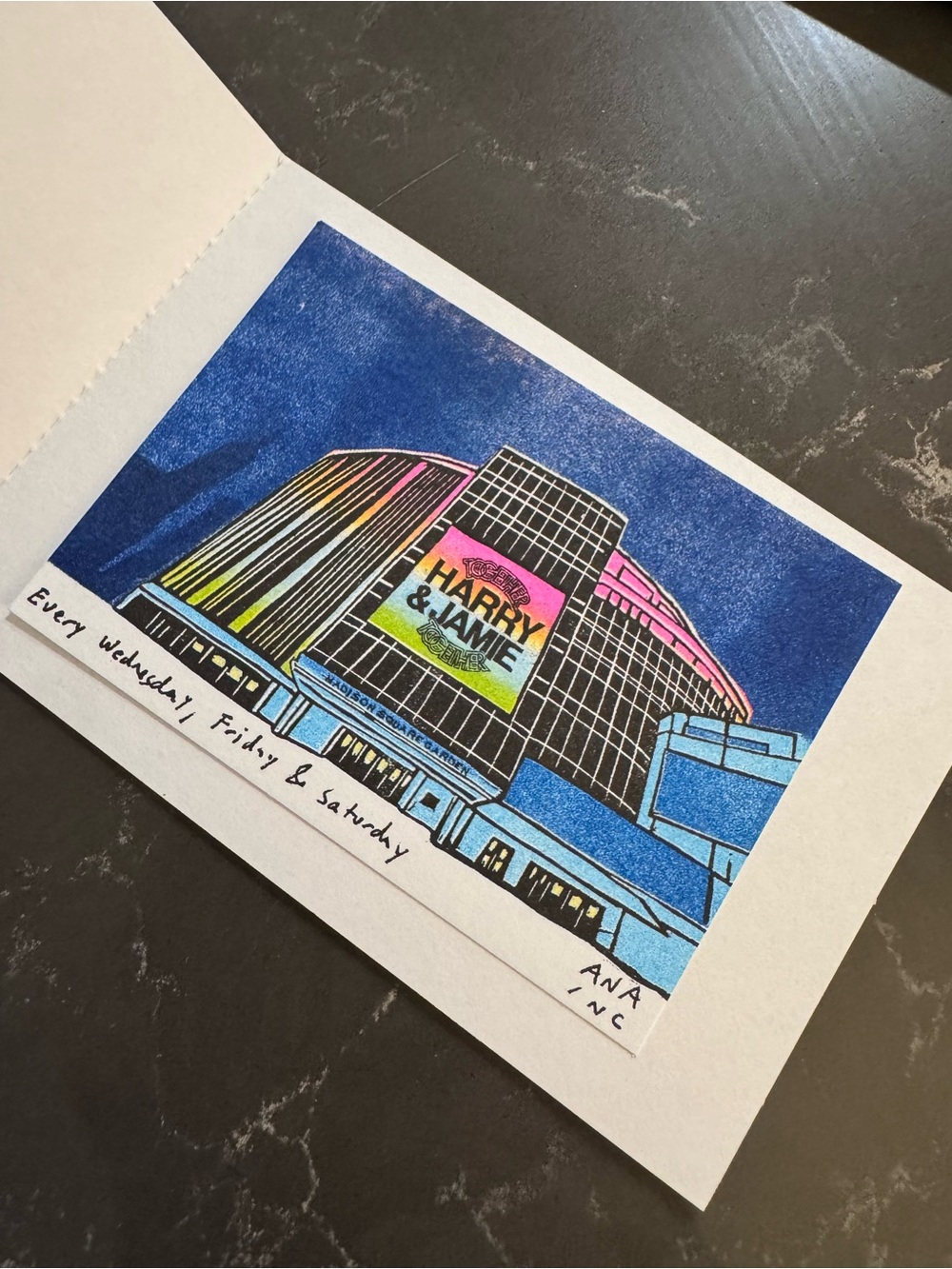 Harry Styles Madison Square Garden NYC Art Print - Home Office Decor